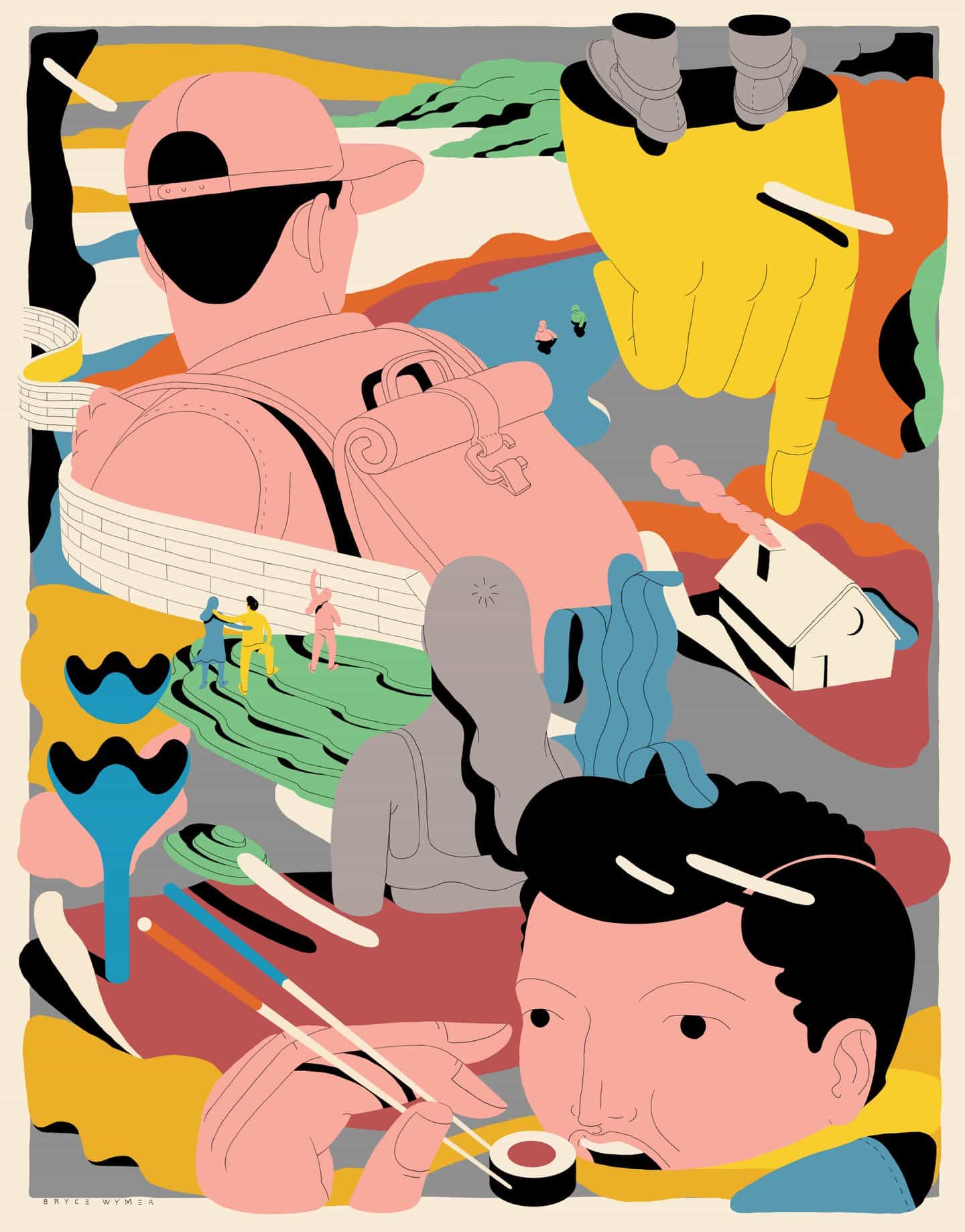 Adentrarse en los aspectos surrealistas de la condición humana con Bryce Wymer