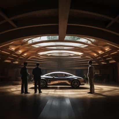 Bentley Moon Rally 2030 by V10 muy elogiado en el Future Luxury Retail Design Competition