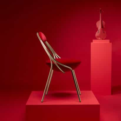 Maestro silla de Lee Broom es un homenaje a los instrumentos clásicos