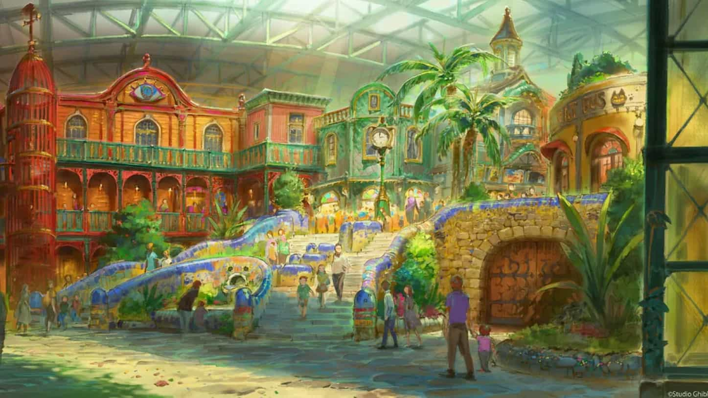 Studio Ghibli revela un impresionante arte conceptual para el próximo parque temático