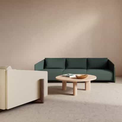 Colección de asientos de madera de Charles Kalpakian para Kann Design