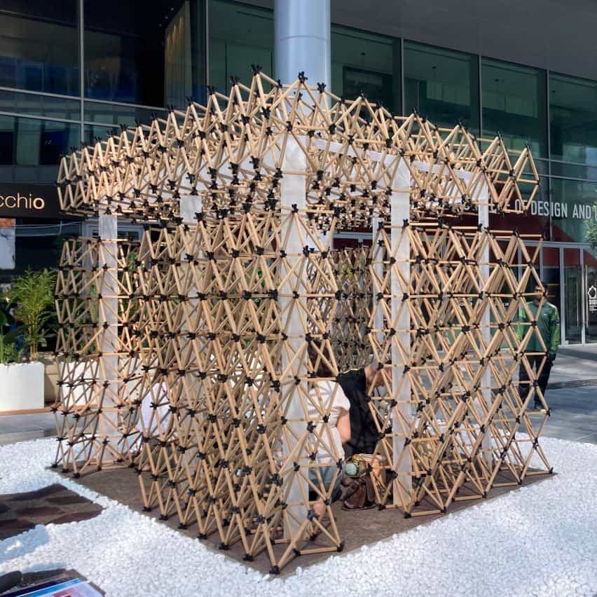 Casa de té árabe en la Dubai Design Week