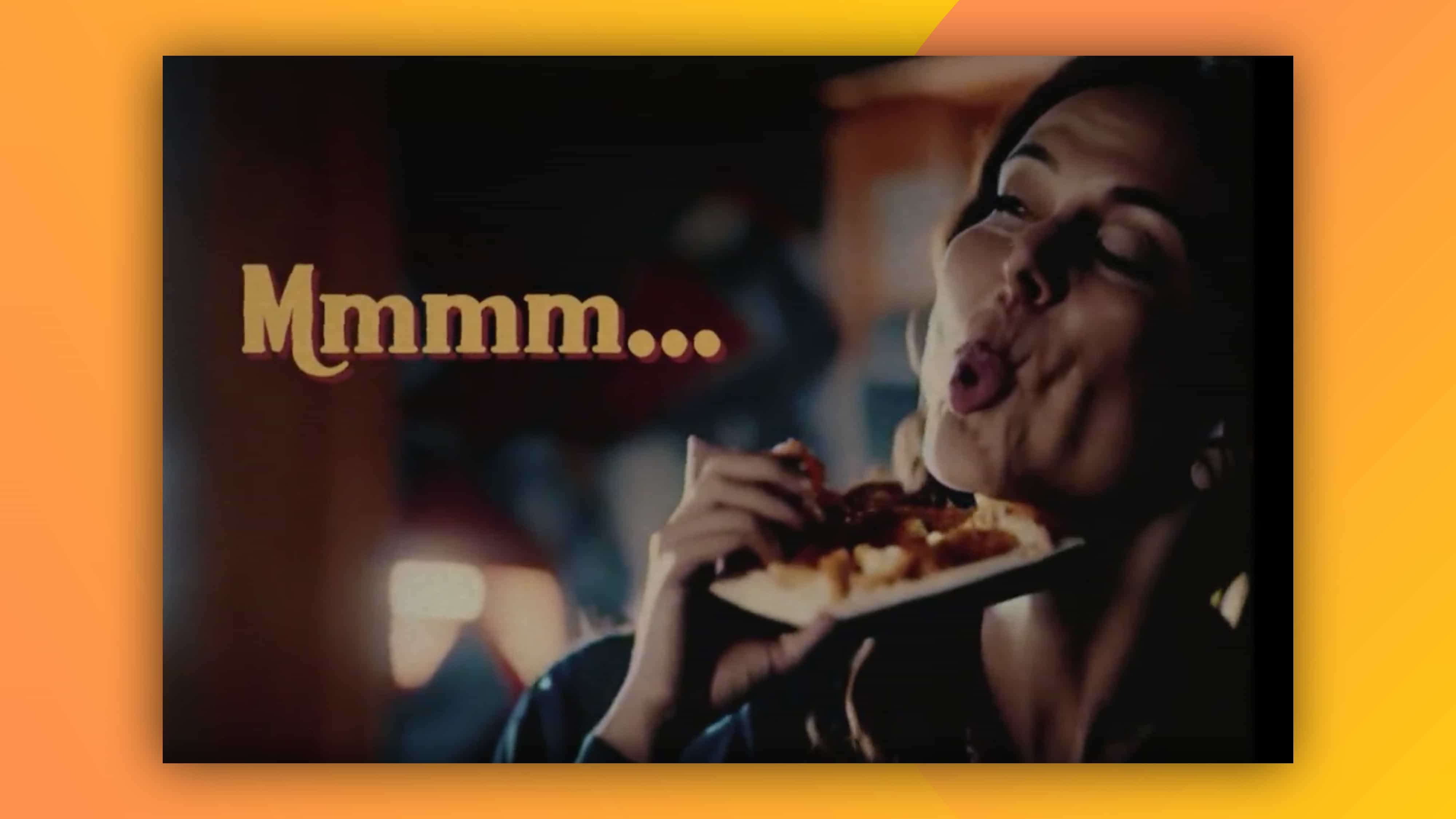 Este anuncio de pizza generado por IA es realmente increíble