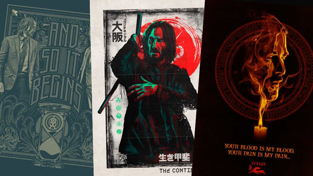Los secretos de diseño que hacen que los mejores carteles de John Wick sean tan icónicos, según lo revelado por los artistas detrás de ellos