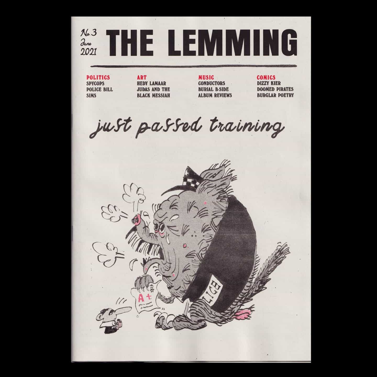 Una publicación de tipo noticioso con un curioso giro: El Lemming y su fiesta de contenidos ilustrativos