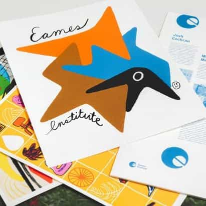 Manual crea branding para Eames Institute of Infinite Curiosity con "configuraciones dinámicas"