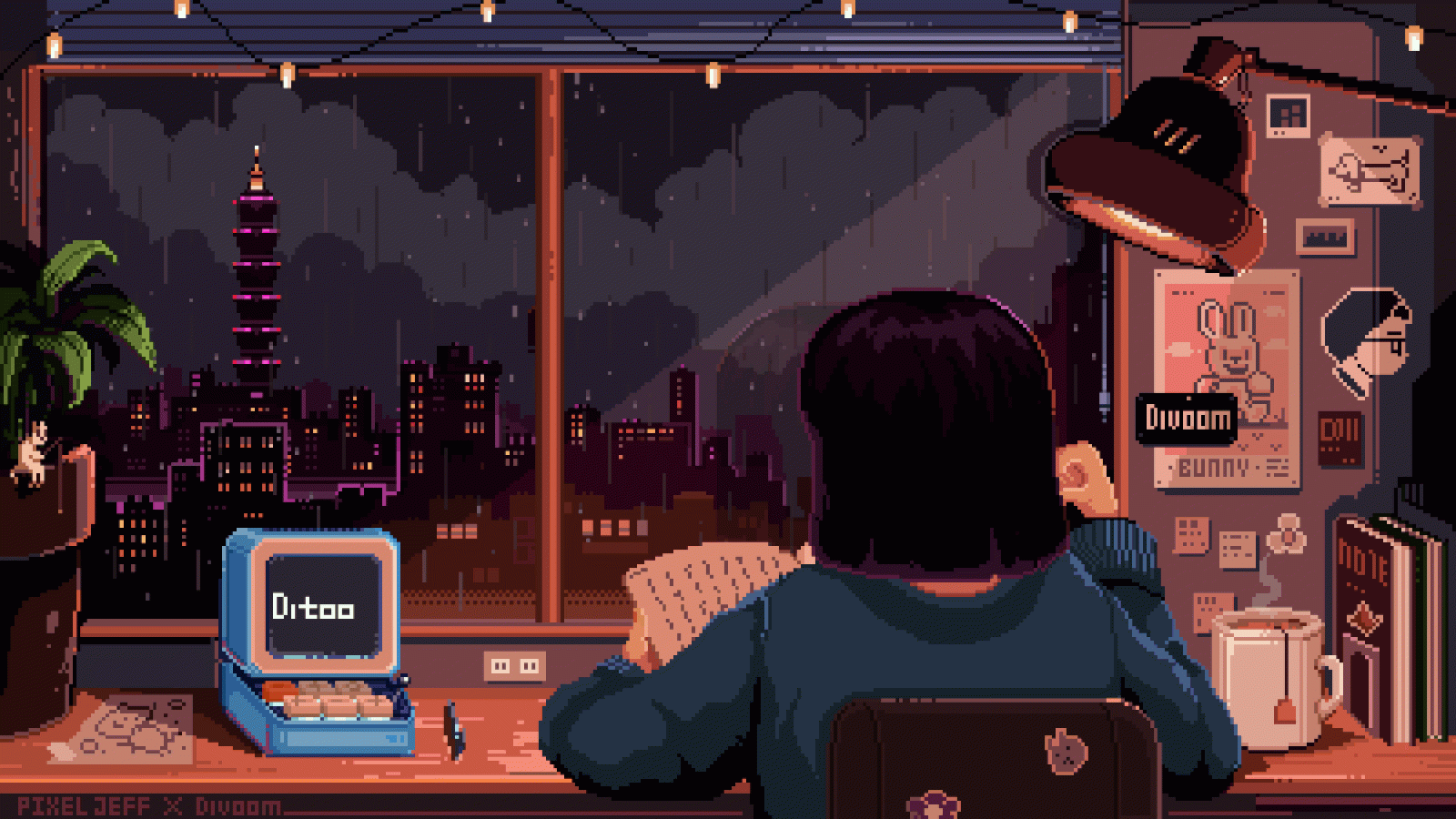 Escenas cautivador Pixel Art