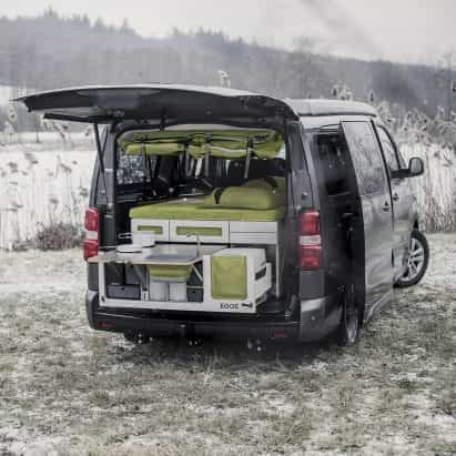 Nestbox es una extensión de maletero modular que convierte los coches en caravanas