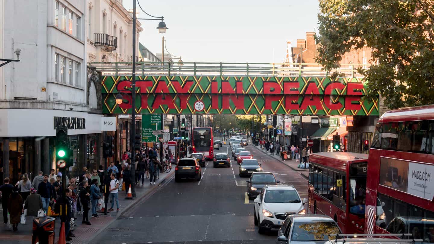 Resolve Collective y Farouk Agoro: Brixton Bridge (Copyright © Vishnu Jayarajan, 2018)