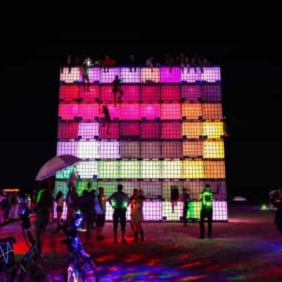 Once instalaciones del festival "Animalia" Burning Man de este año