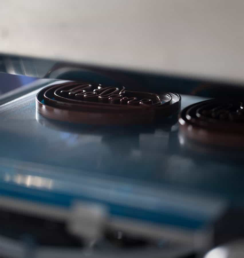 Barry Callebaut 3D-imprime intrincados postres de chocolate belga