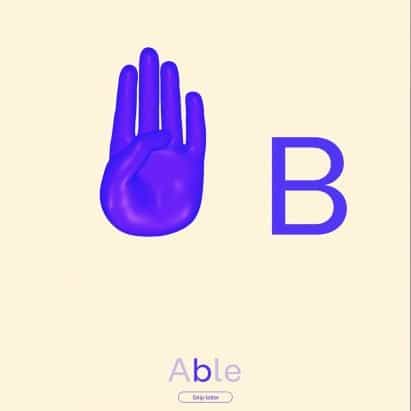 La aplicación Fingerspelling.xyz ayuda a las personas a aprender el alfabeto del lenguaje de señas