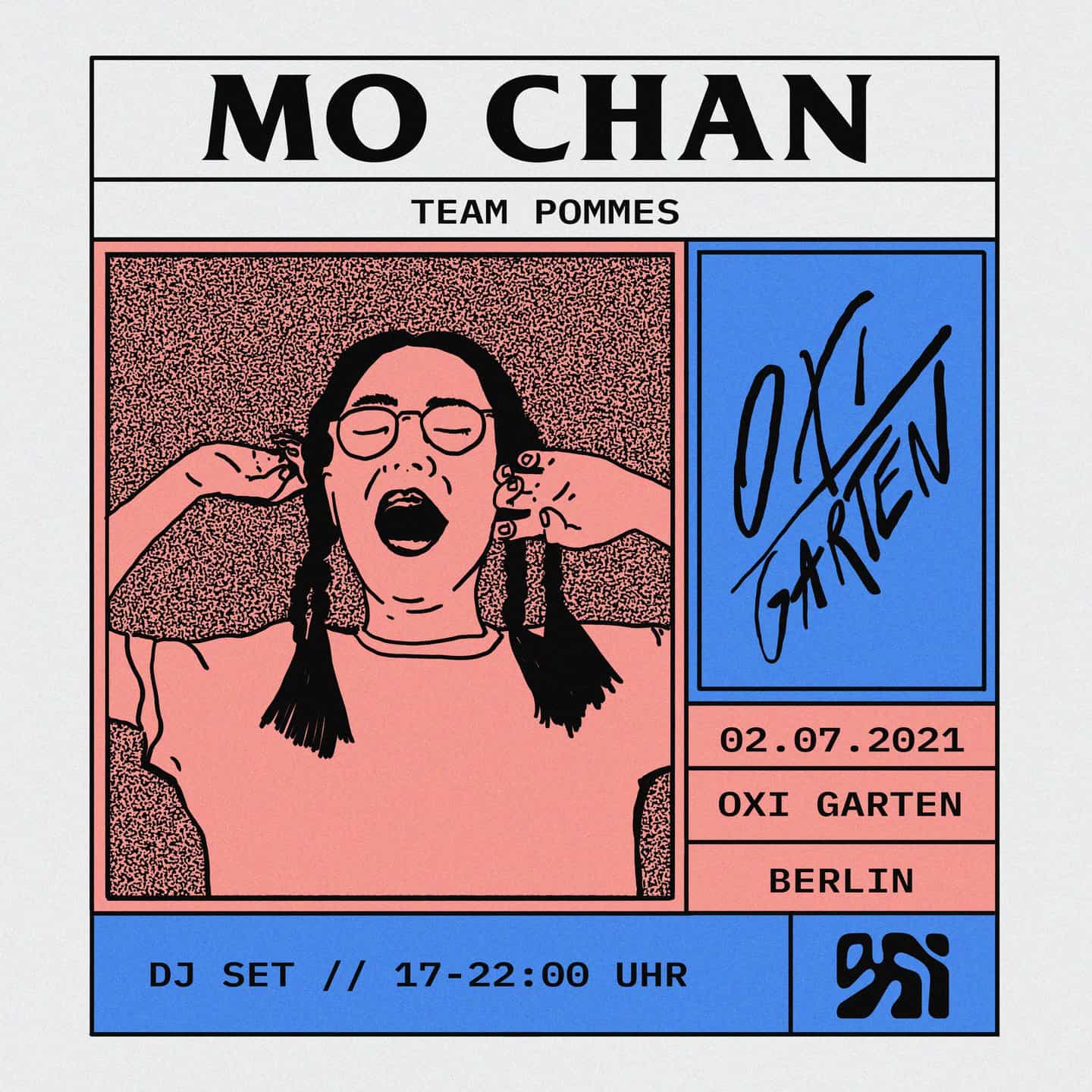 Pamela Invitada: Artist Info Slide, Mo Chan (Copyright © OXI GmBH, 2021)