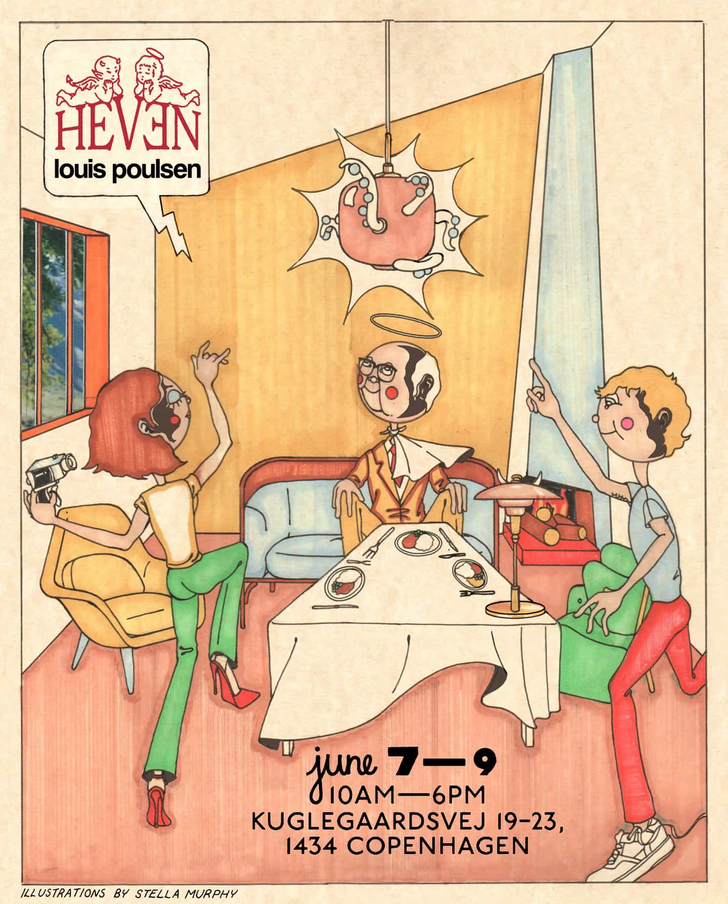Louis Poulsen: Heaven x Louis Poulsen Invite for Product Launch (Copyright © Stella Murphy, 2023)