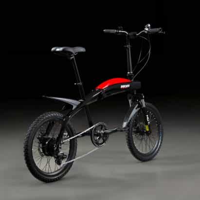 Ducati presenta plegable bicicletas eléctricas que se producen señales de sus motos