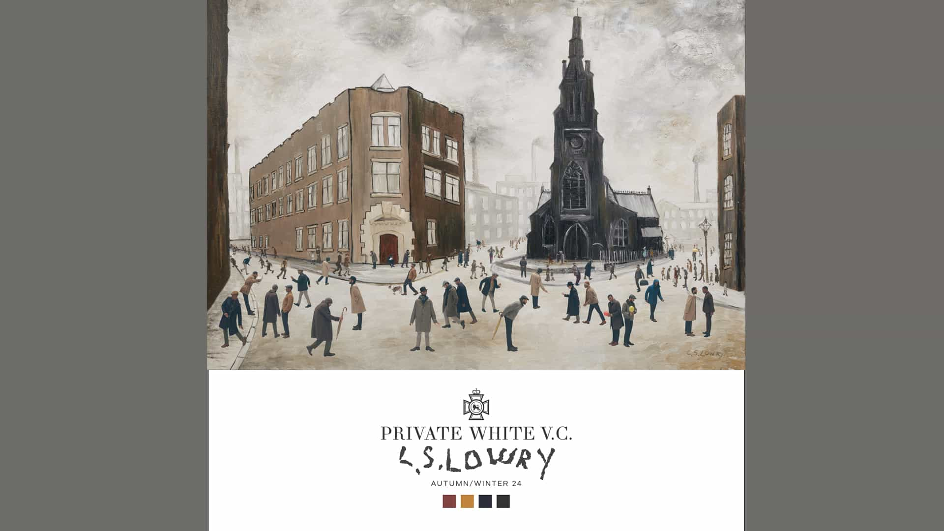 La nueva colección de ropa para hombre Lowry x Private White V.C es genial pero espeluznante