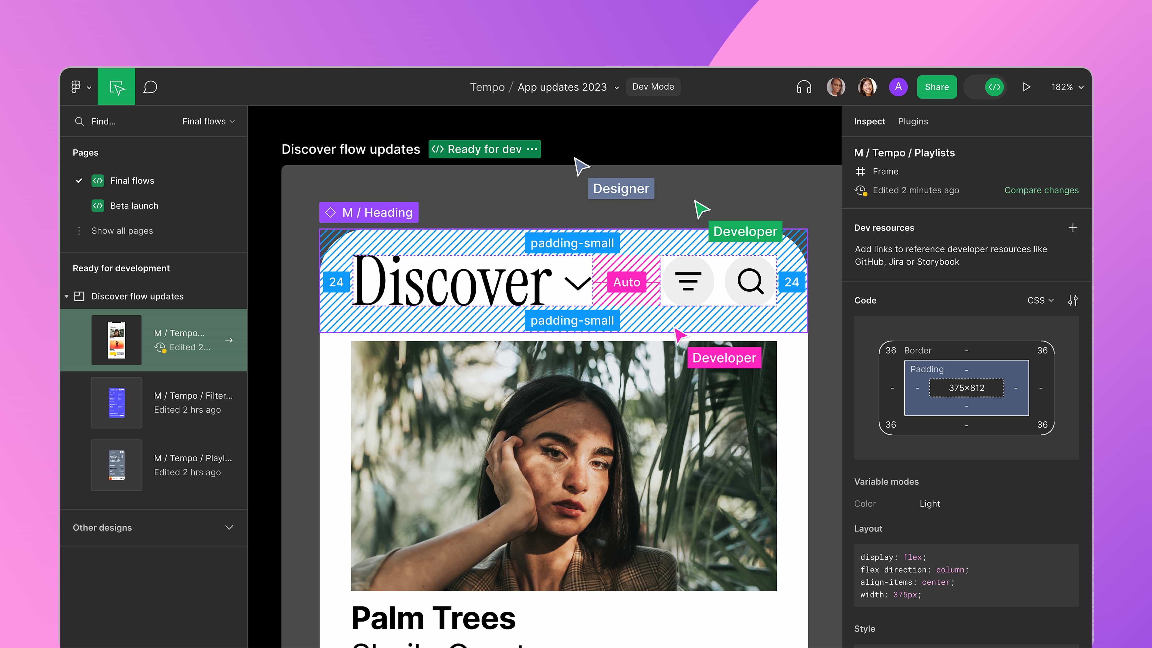 El nuevo modo de desarrollo de Figma reúne a diseñadores y desarrolladores