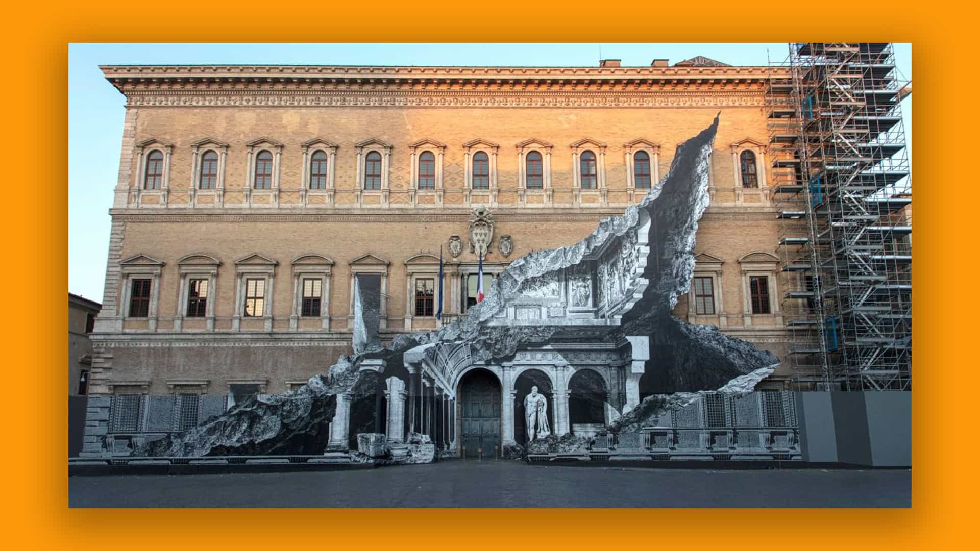 Este arte callejero de ilusión óptica de &#39;rayos X&#39; está volviendo loco en Roma