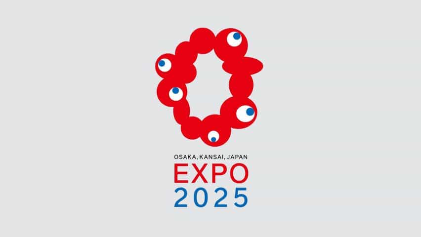 Expo 2025 logotipo de Osaka por Tamotsu Shimada