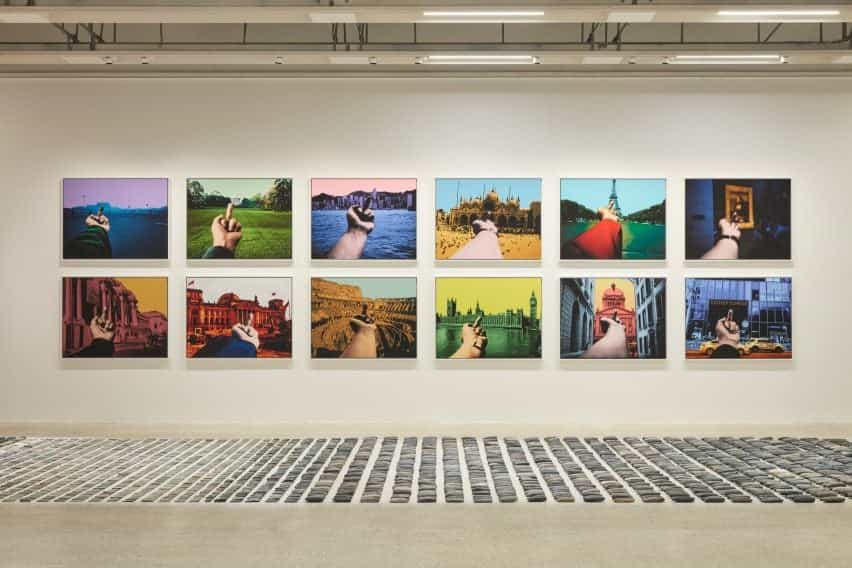 Estudio de la serie Perspective photogrpahy por Ai Weiwei