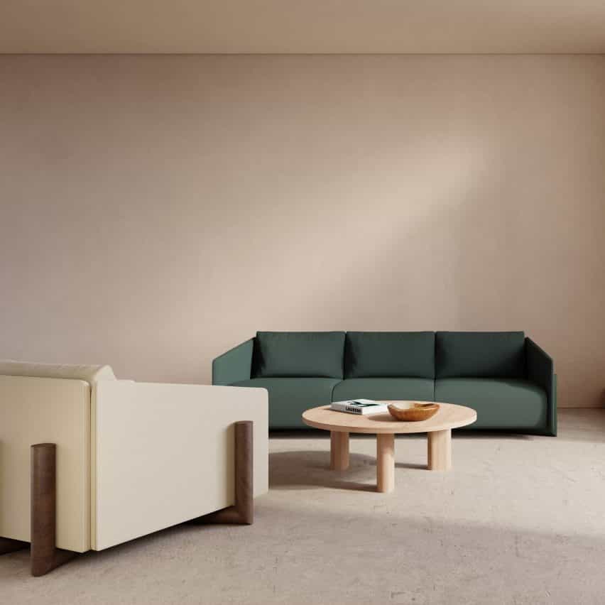 Colección de asientos de madera de Charles Kalpakian para Kann Design