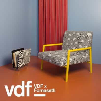 Fornasetti presenta inusuales serie Living Rooms en VDF productos justo