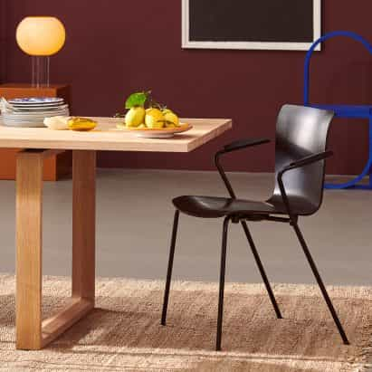 Fritz Hansen reediciones silla de Vico Magistretti Duo de Vico