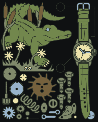 Zach Hackman: piezas de reloj (Copyright © Zach Hackman, 2024)