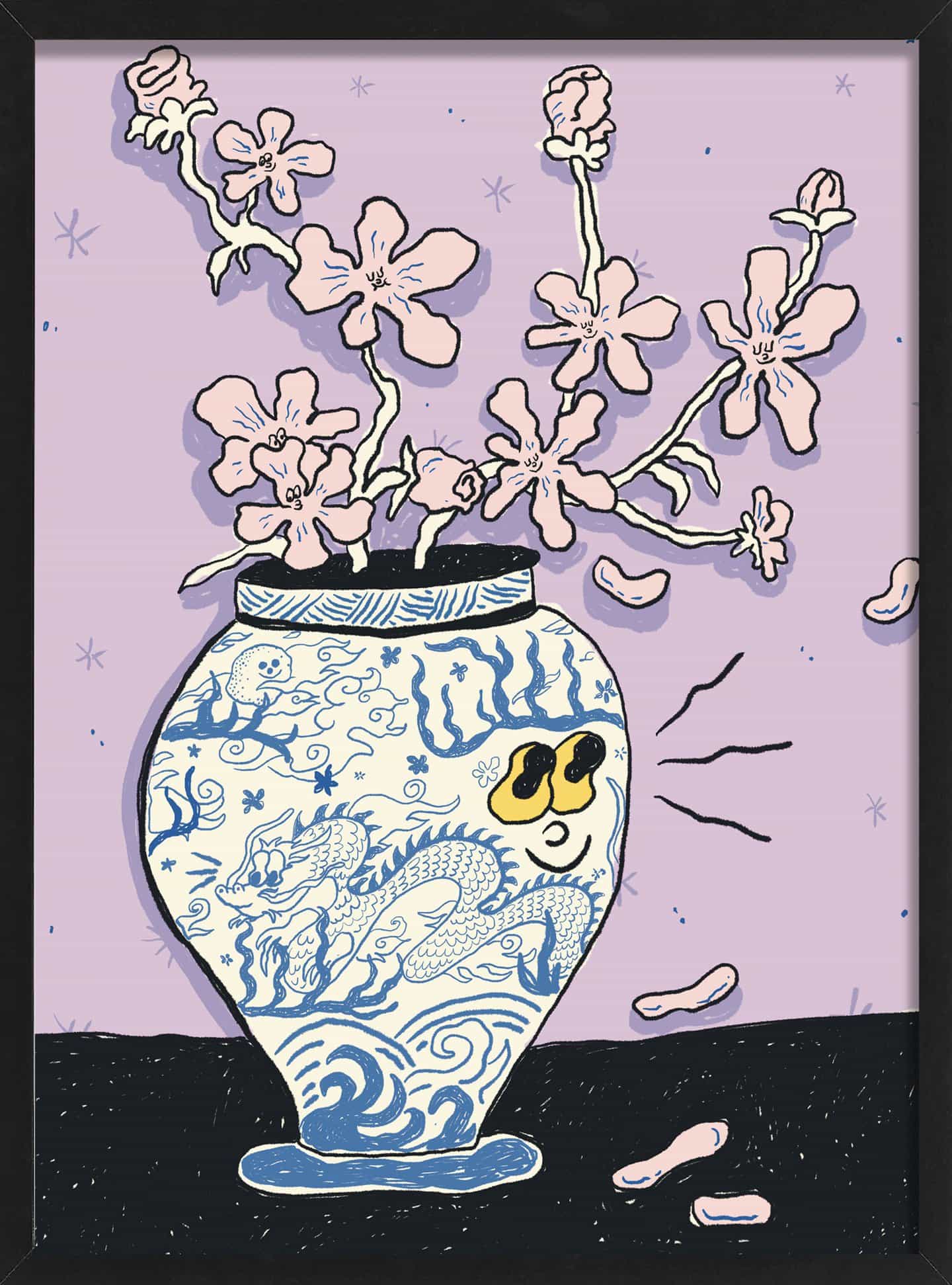 Paperboy: Debe ser agradable. Ilustración de Aga Giecko, Lucky Vase (Copyright © Aga Giecko, 2021)