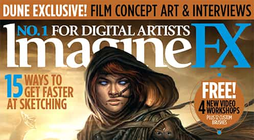 Dune lidera el especial de arte de ciencia ficción y fantasía vintage de ImagineFX 207