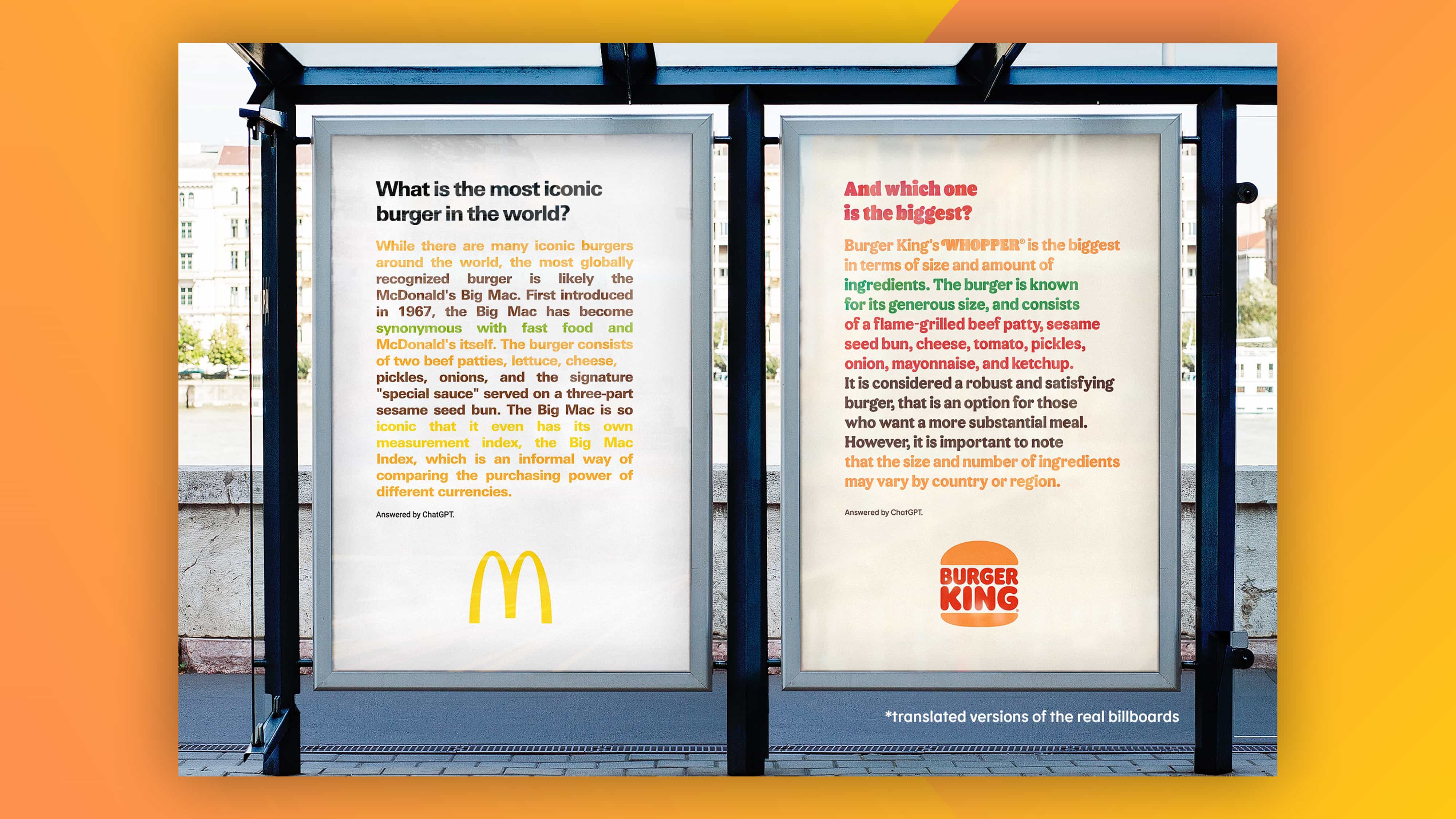 McDonald 's y Burger King en guerra por carteles generados por IA