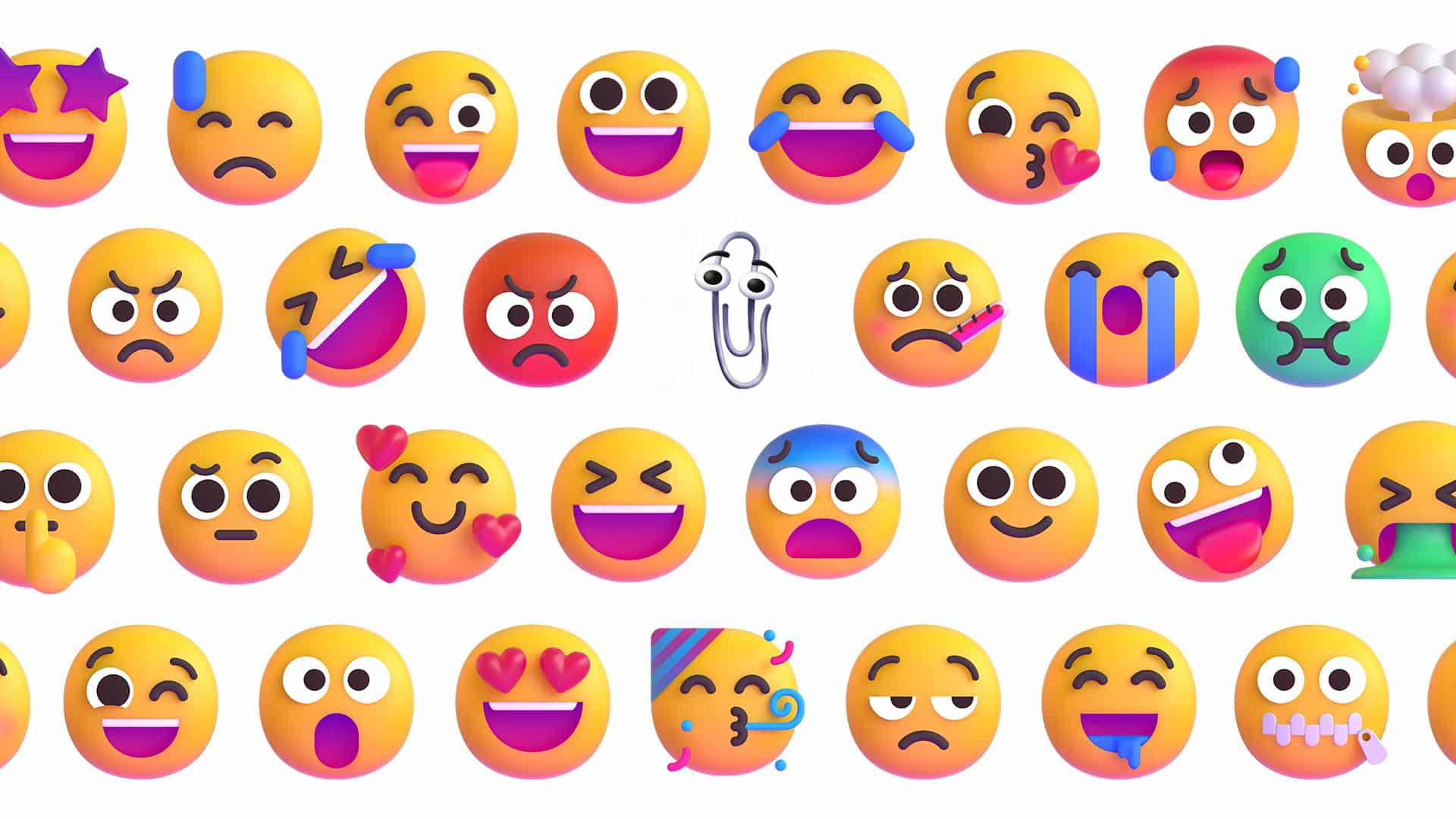 El nuevo emoji de Microsoft es una sorprendente explosión del pasado.