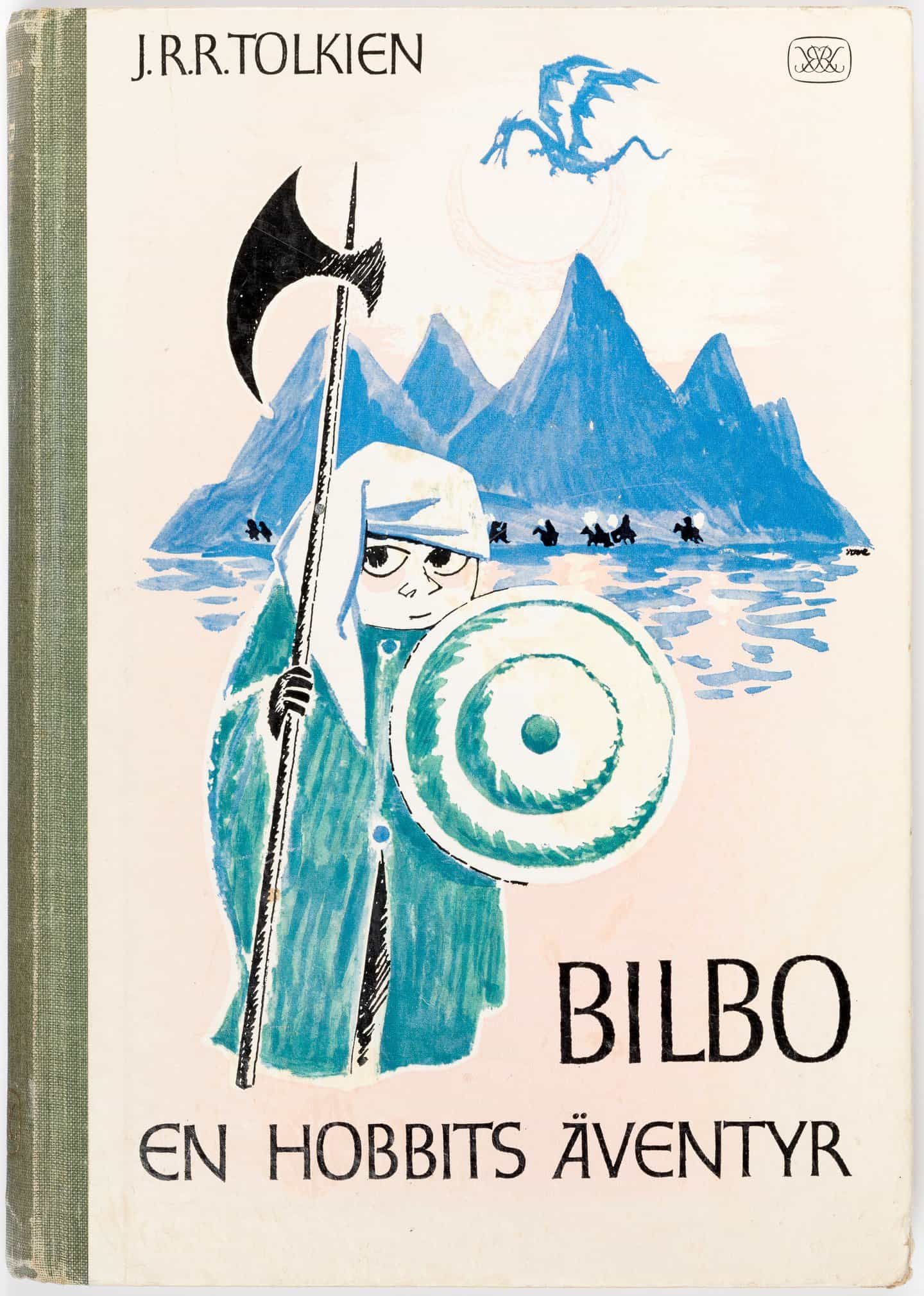 Tove Jansson: Bilbo, En Hobbit 's Äventyr (Bilbo, A Hobbit' s Adventure) por J.R Tolkien (Copyright © Tove Jansson Estate, 1962)