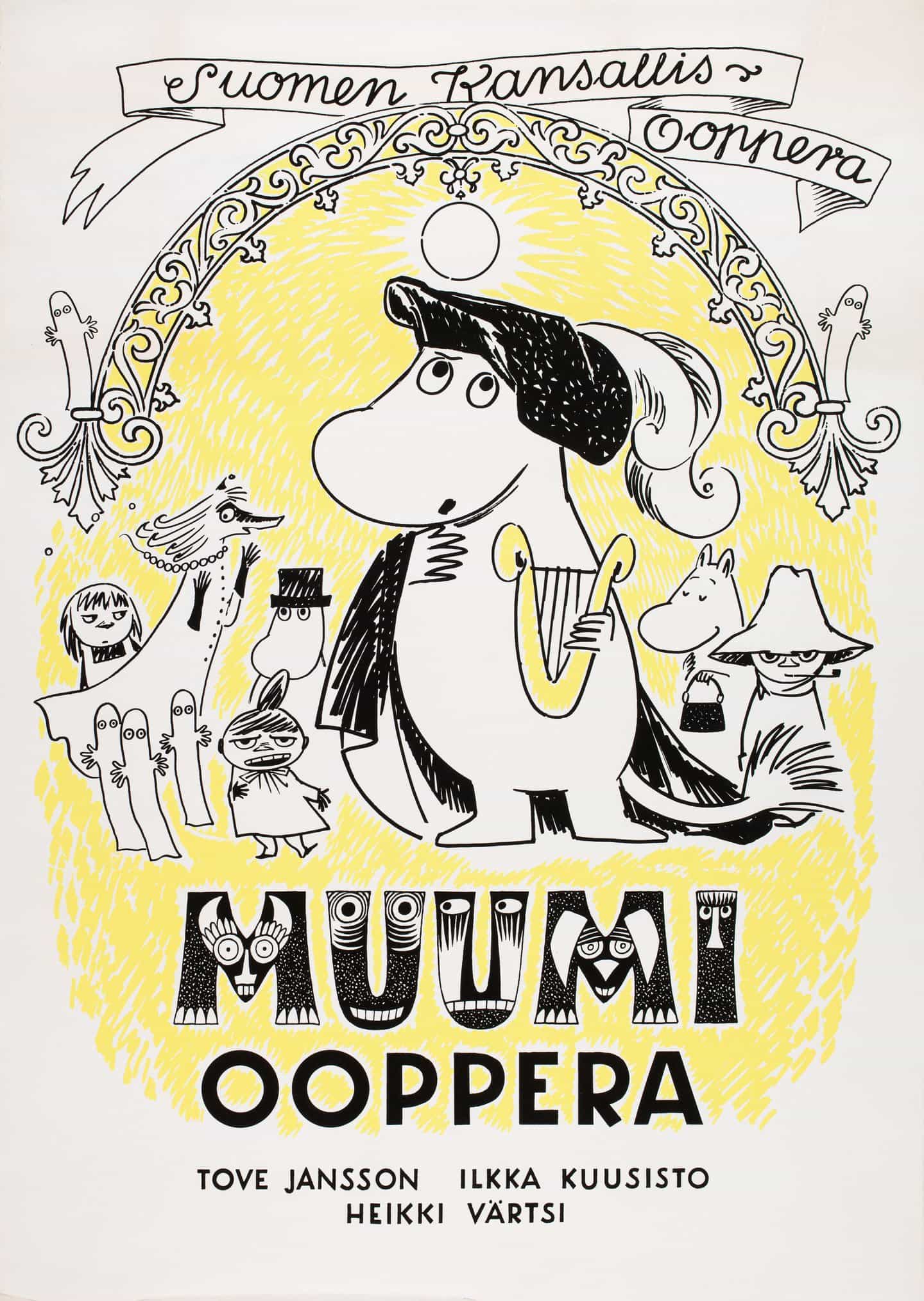Tove Jansson: Muumi Ooppera (Ópera Moomin) (Copyright © Moomin Characters, 1974)