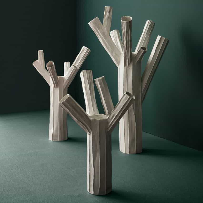 Bosco arcilla papel cerámicas de Paola Paronetto