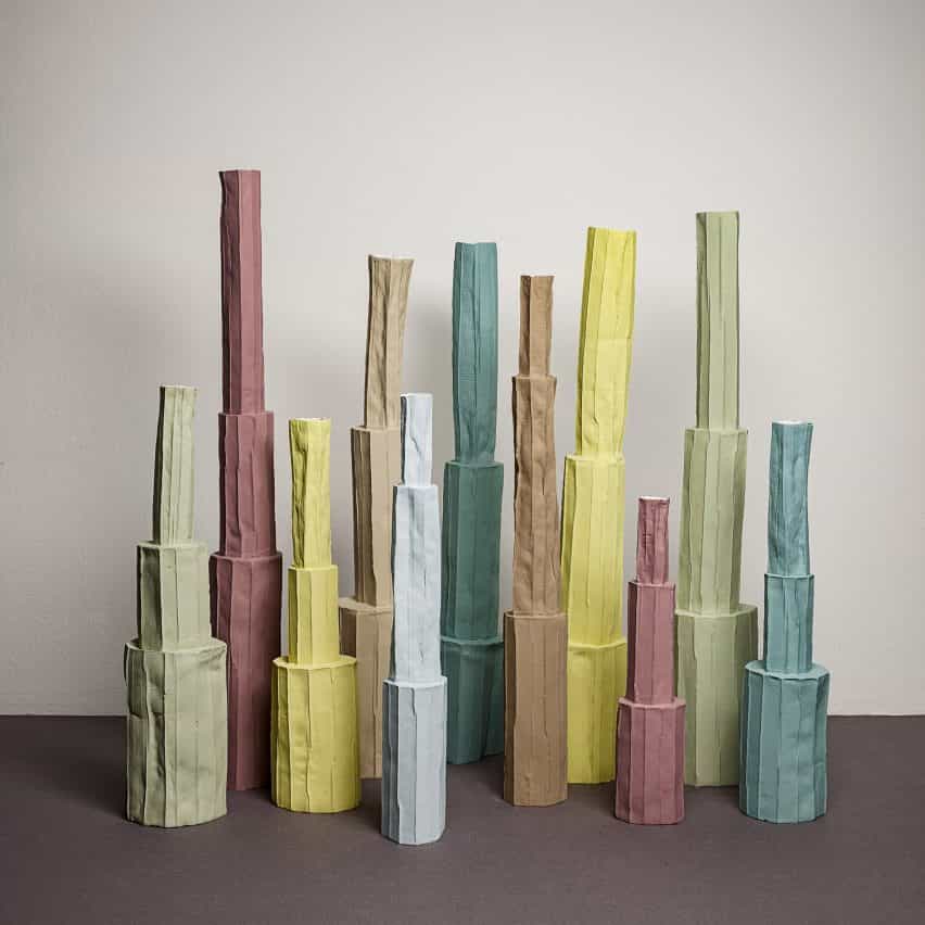 Pistilli arcilla papel cerámicas de Paola Paronetto