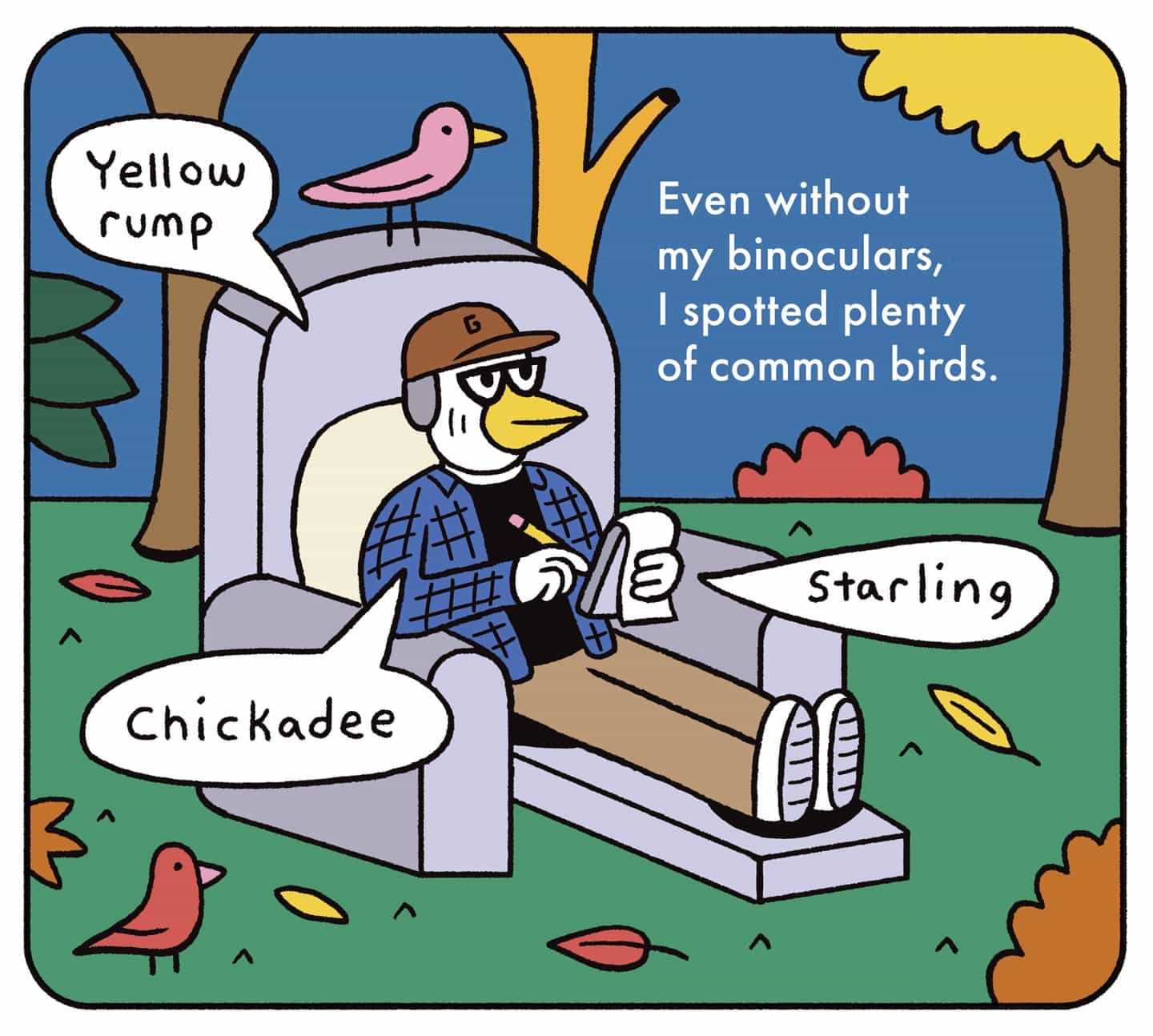 Birding My Way Through Chemo es el conmovedor cómic de Andy Rementer hecho con su padre
