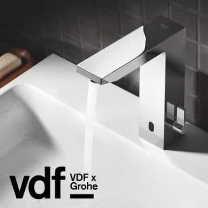 Encabezado patrocinador Grohe se hace cargo Virtual Design Festival