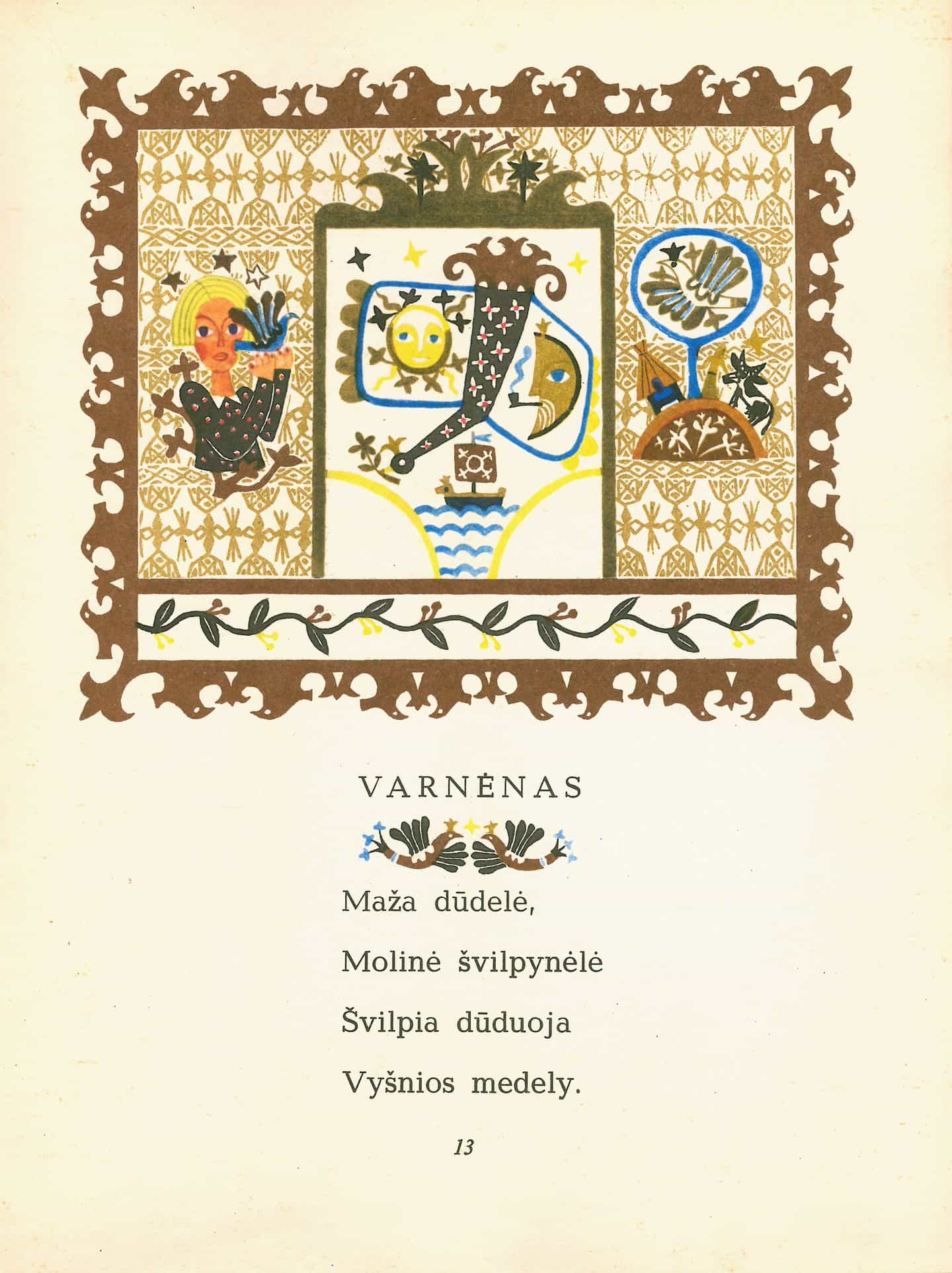 Mozaika: Leonardas Gutauskas en el libro Vasko Dvarelis, 1970