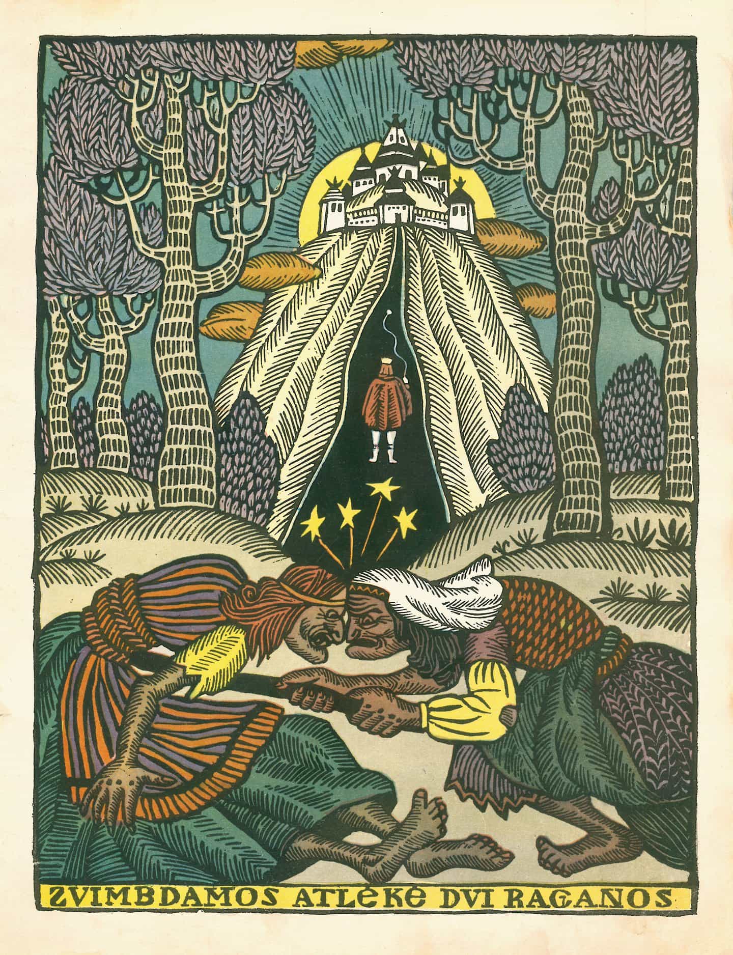 Mozaika: Albina Makunaite en el libro Saules Vaduotojas de Aldona Liobyte, 1972 (Todos los derechos de las ilustraciones pertenecen a sus autores)