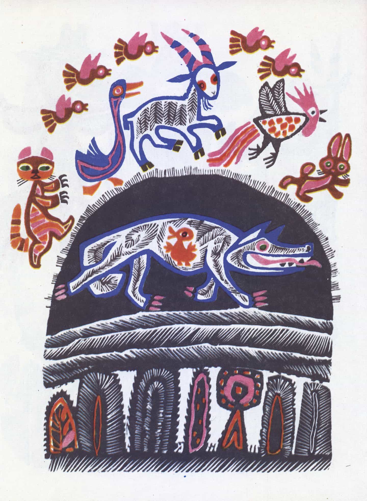Mozaika: Domicele Tarabildiene en el libro Simtas vytureliu de Kazys Jakubenas, 1970