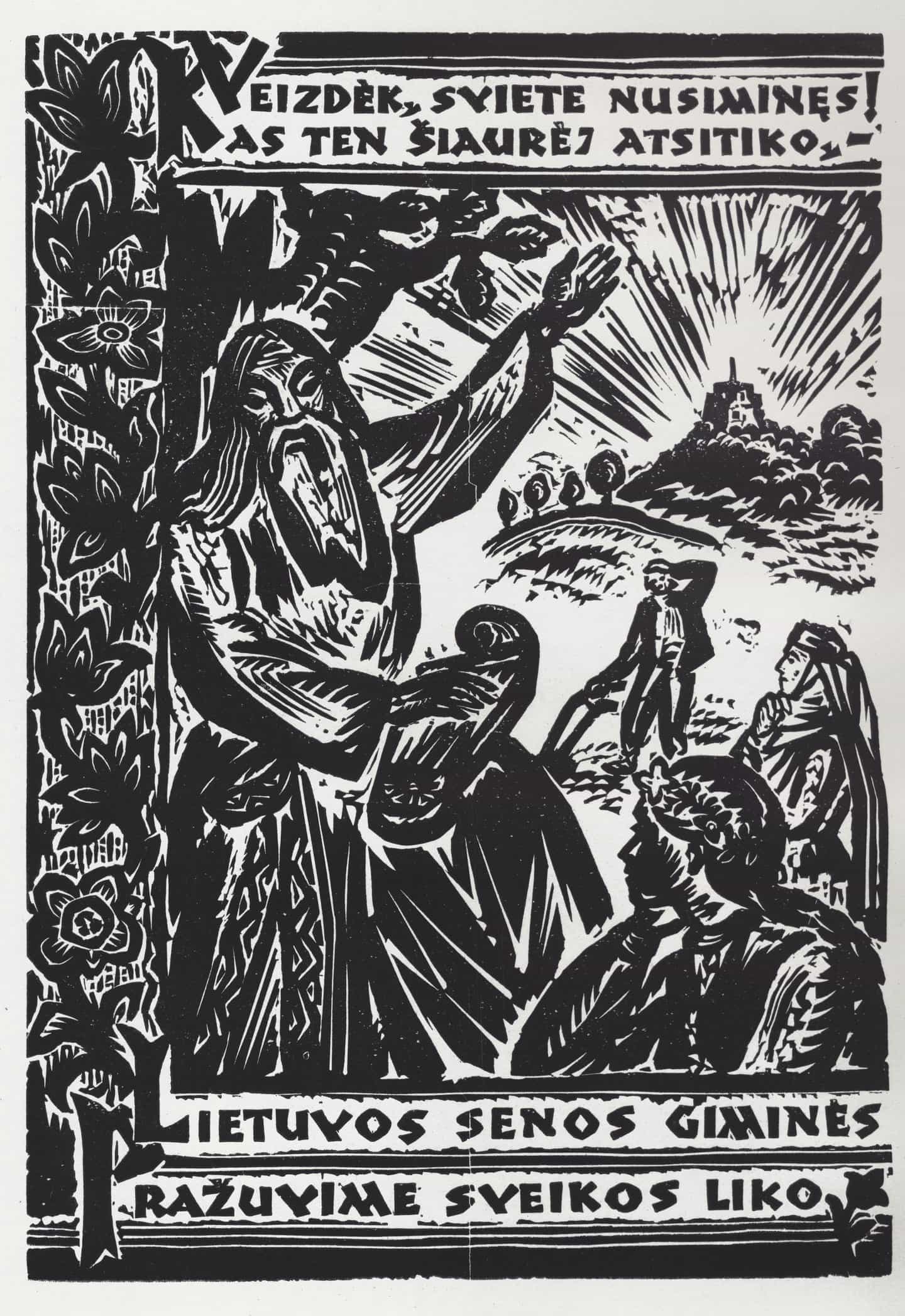 Mozaika: Antanas Kucas en el libro Pasakecios de Simonas Stanevicius, 1959 (Todos los derechos de las ilustraciones pertenecen a sus autores)