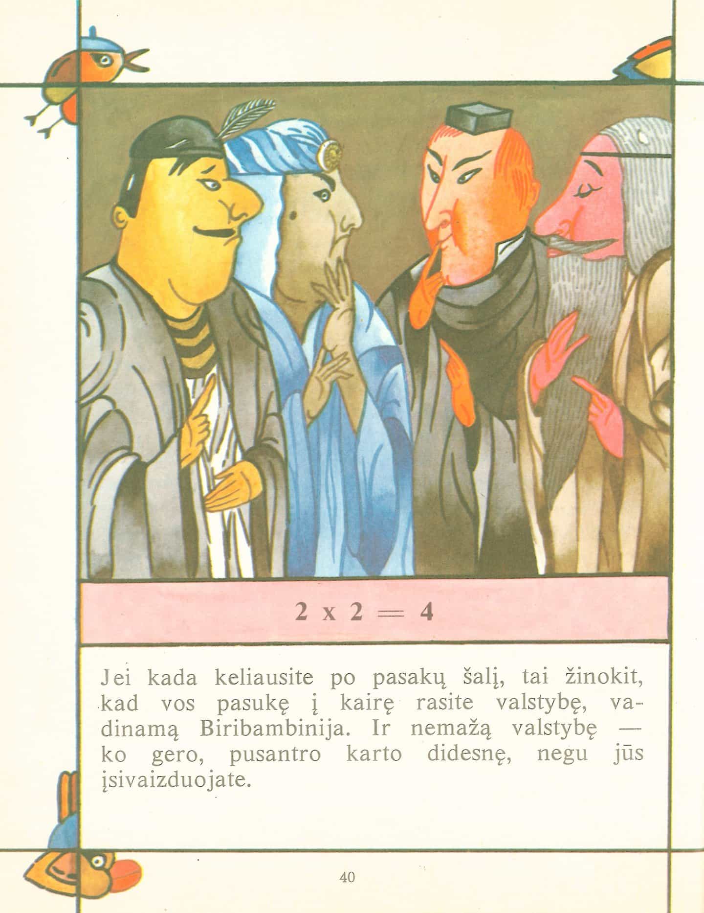 Mozaika: Terese Dauksaite-Guobiene en el libro Misko siuvejai de Oktavas Panku-Jasis, 1985 (Todos los derechos de las ilustraciones pertenecen a sus autores)