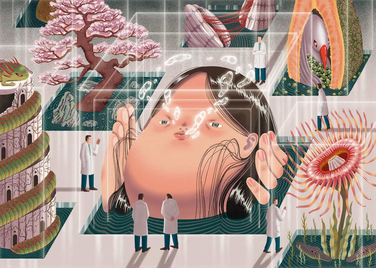 Entra en el universo labrynthine del ilustrador surrealista Dani Choi