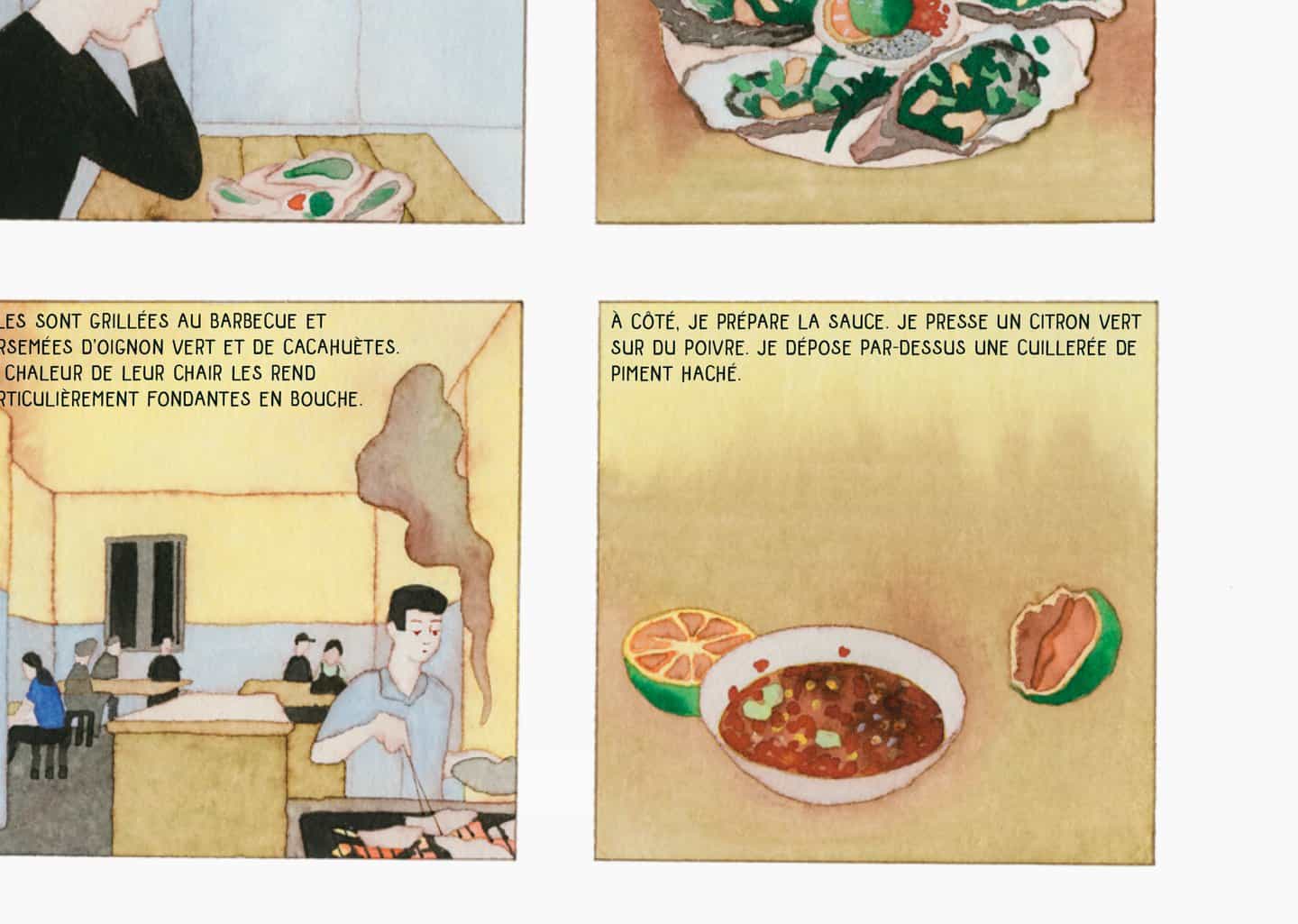 André Derainne: En un restaurante de ostras a la parrilla en el distrito 3 (Copyright © André Derainne, 2021)