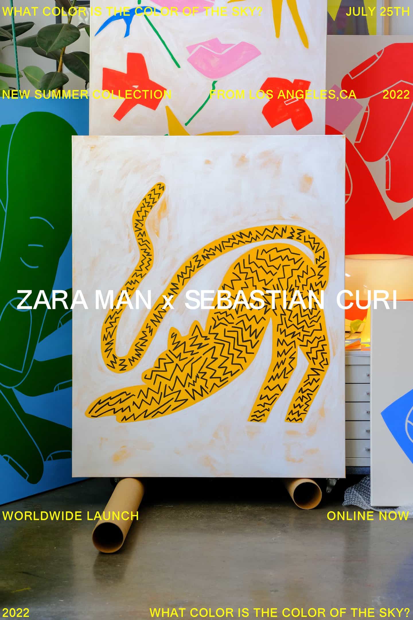 En la nueva colección de Zara de Sebastian Curi, el color es más funcional que decorativo