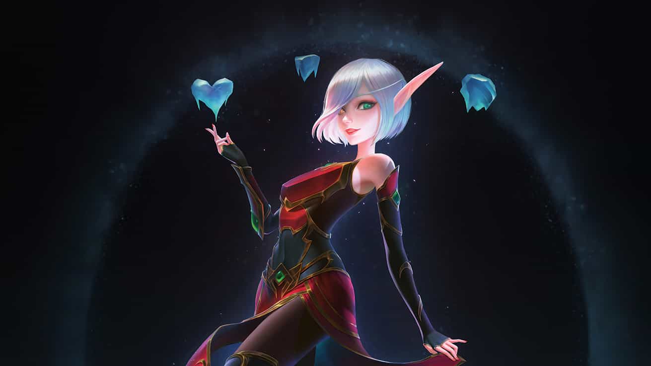 Este artista crea impresionantes personajes elfos inspirados en los estilos artísticos del anime