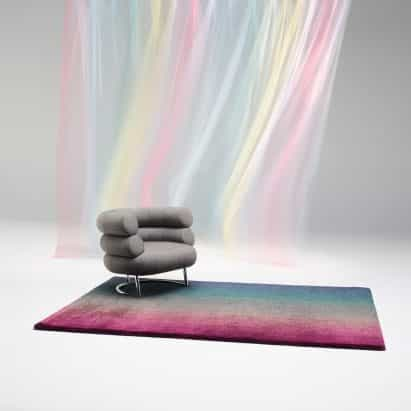 Textiles Technicolour de Peter Saville para Kvadrat entre los nuevos productos en Dezeen Showroom