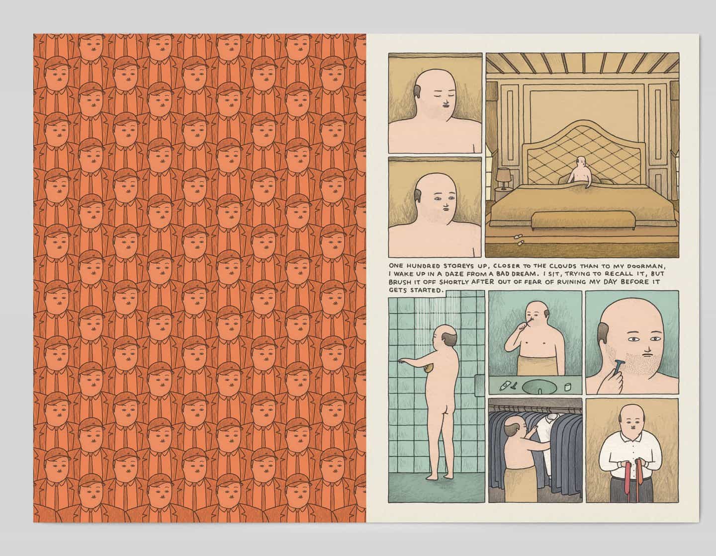El ilustrador Pedro Gomes muestra la torpeza y la mundanidad a través del humor inexpresivo