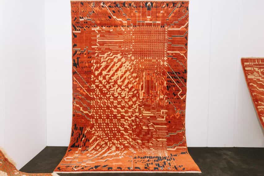 Kourosh Asgar-Irani utiliza el software paramétrico para hacer que los flujos tradicionales alfombra persa